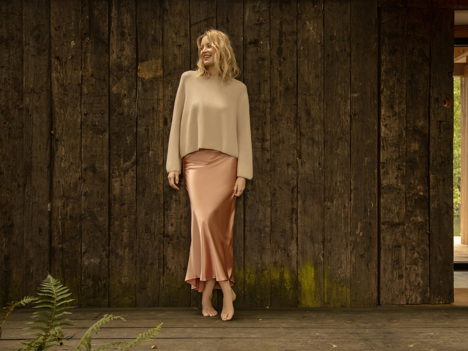 Mixing Silk and Cozy Textures for Fall 2026
